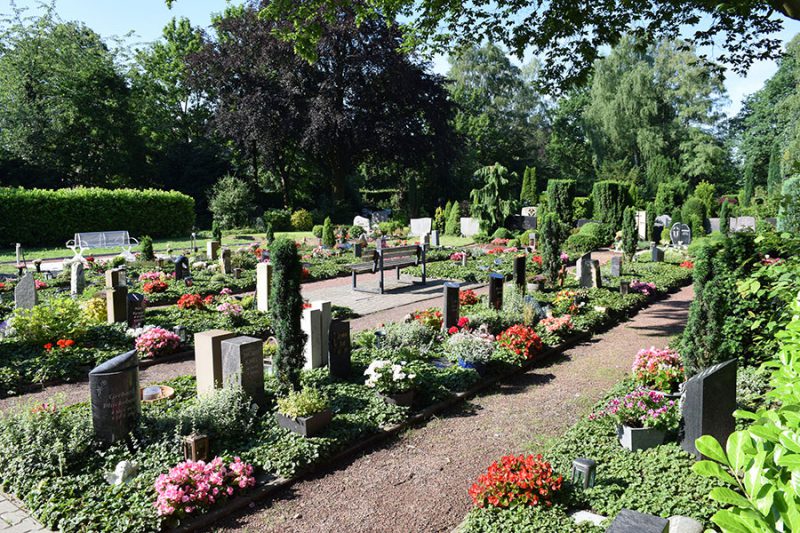 Friedhof Wiedenbrück Urnen Reihengräber