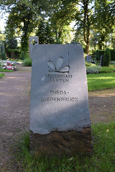 Friedhof Wiedenbrück Memoriam Garten