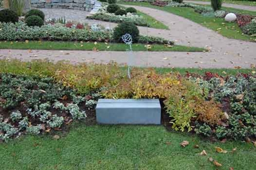 Grabstein flach